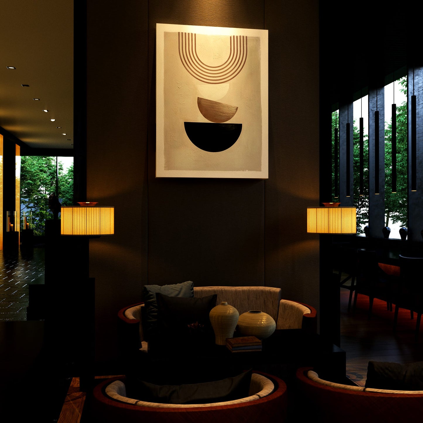 Serene Arcs Hotel Effect