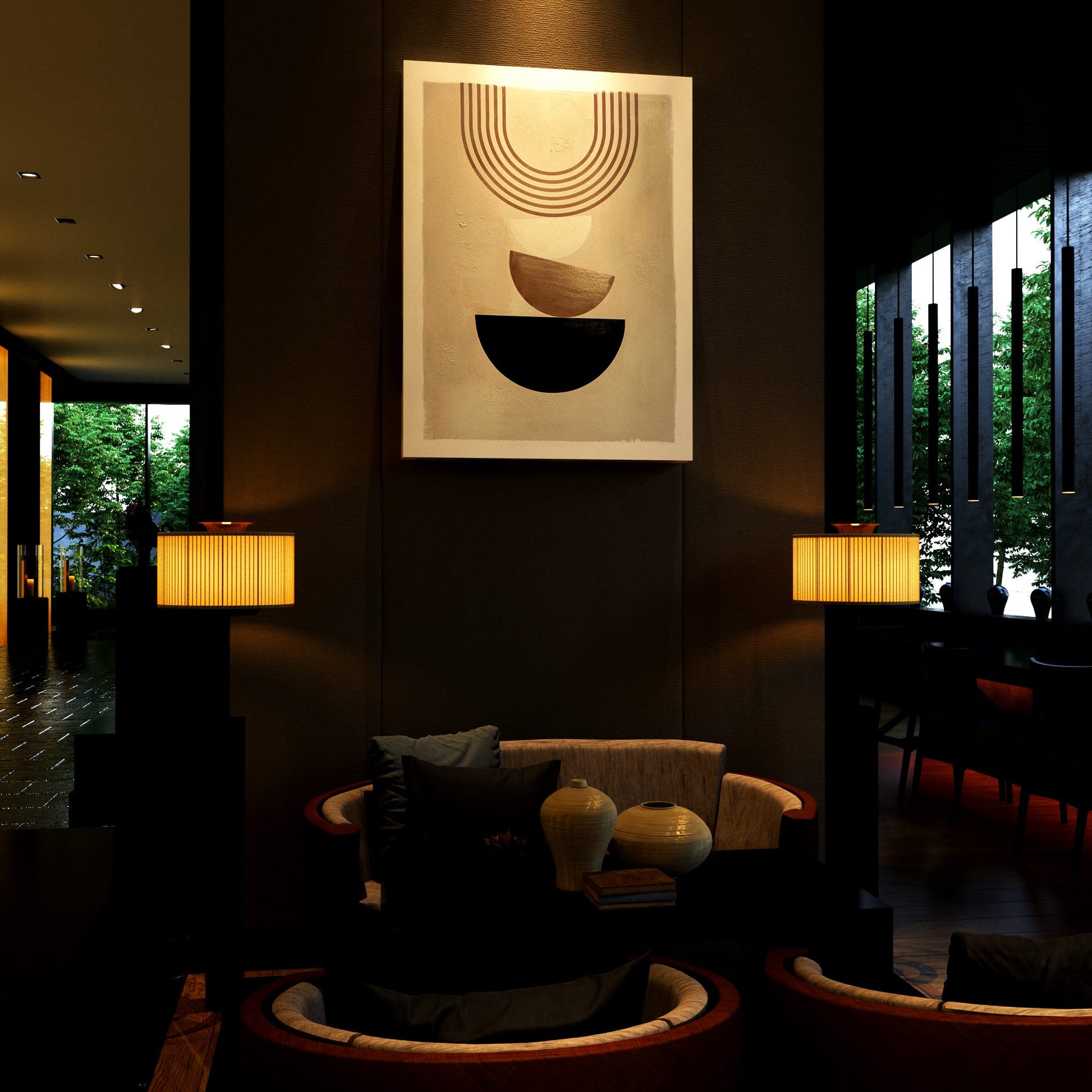 Serene Arcs Hotel Effect