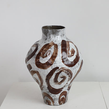 Spiral Rhythm Large Mouth Vase