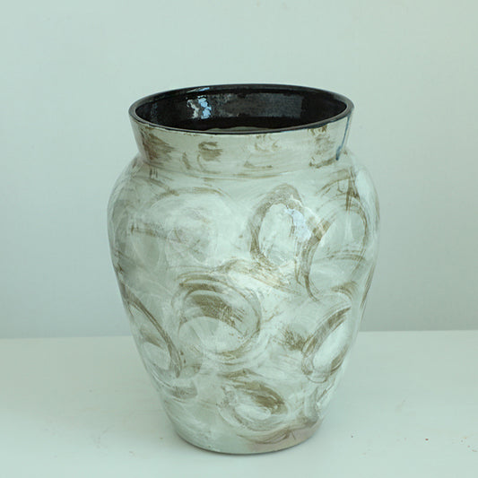 Swirl Texture Art Pottery