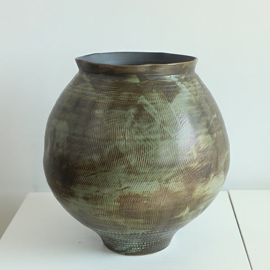 Wabi-Sabi Handcrafted Rustic Ceramic Vase