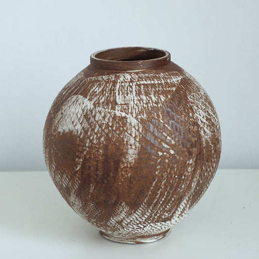 Wabi-sabi Earth Texture Rough Pottery Jar