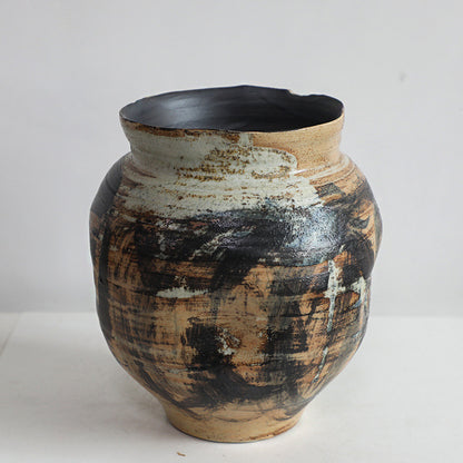Wabi-sabi Style Handmade Rustic Ceramic Vase