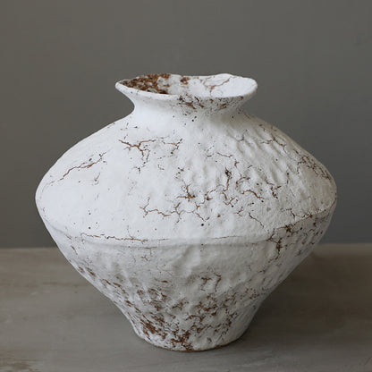 White Frost Series Serene Earth Vessel